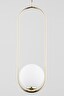   
                        Люстра ALFA (Польща) 40311    
                         у стилі модерн.  
                        Тип джерела світла: cвітлодіодні led, енергозберігаючі, розжарювання.                         Форма: коло.                         Кольори плафонів і підвісок: білий, золото.                         Матеріал: скло, метал.                          фото 2