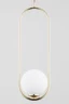   
                        Люстра ALFA (Польща) 40311    
                         у стилі модерн.  
                        Тип джерела світла: cвітлодіодні led, енергозберігаючі, розжарювання.                         Форма: овал, куля.                         Кольори плафонів і підвісок: білий, золото.                         Матеріал: скло, метал.                          фото 2