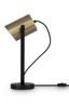   
                        Настільна лампа FREYA (Німеччина) 40629    
                         у стилі Лофт.  
                        Тип джерела світла: світлодіодна лампа, змінна.                                                 Кольори плафонів і підвісок: Латунь.                         Матеріал: Метал.                          фото 2