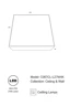   
                        Світильник стельовий MAYTONI (Німеччина) 40641    
                         у стилі модерн.  
                        Тип джерела світла: вбудовані світлодіоди led.                         Форма: квадрат.                         Кольори плафонів і підвісок: білий.                         Матеріал: алюміній, пластик.                          фото 3
