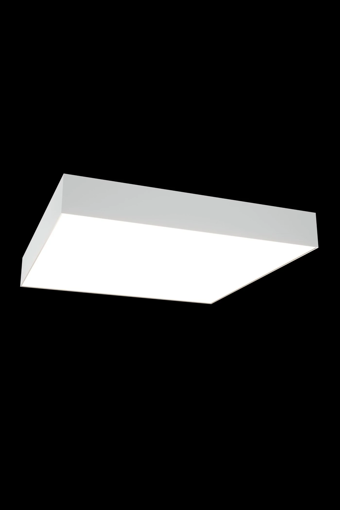   
                        Світильник стельовий MAYTONI (Німеччина) 40643    
                         у стилі модерн.  
                        Тип джерела світла: вбудовані світлодіоди led.                         Форма: квадрат.                         Кольори плафонів і підвісок: білий.                         Матеріал: алюміній, пластик.                          фото 2
