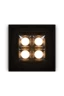   
                        Світильник вуличний MAYTONI (Німеччина) 40650    
                         у стилі Хай-тек.  
                        Тип джерела світла: вбудований led-модуль, незмінний.                         Форма: Квадрат.                         Кольори плафонів і підвісок: Чорний.                         Матеріал: Алюміній.                          фото 3