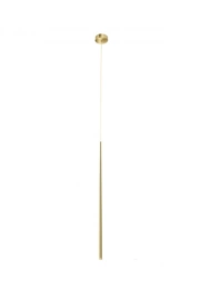   
                        Люстра AZZARDO (Польща) 40829    
                         у стилі хай-тек, лофт.  
                        Тип джерела світла: вбудовані світлодіоди led.                         Форма: циліндр.                         Кольори плафонів і підвісок: золото.                         Матеріал: метал, акрил.                          фото 1