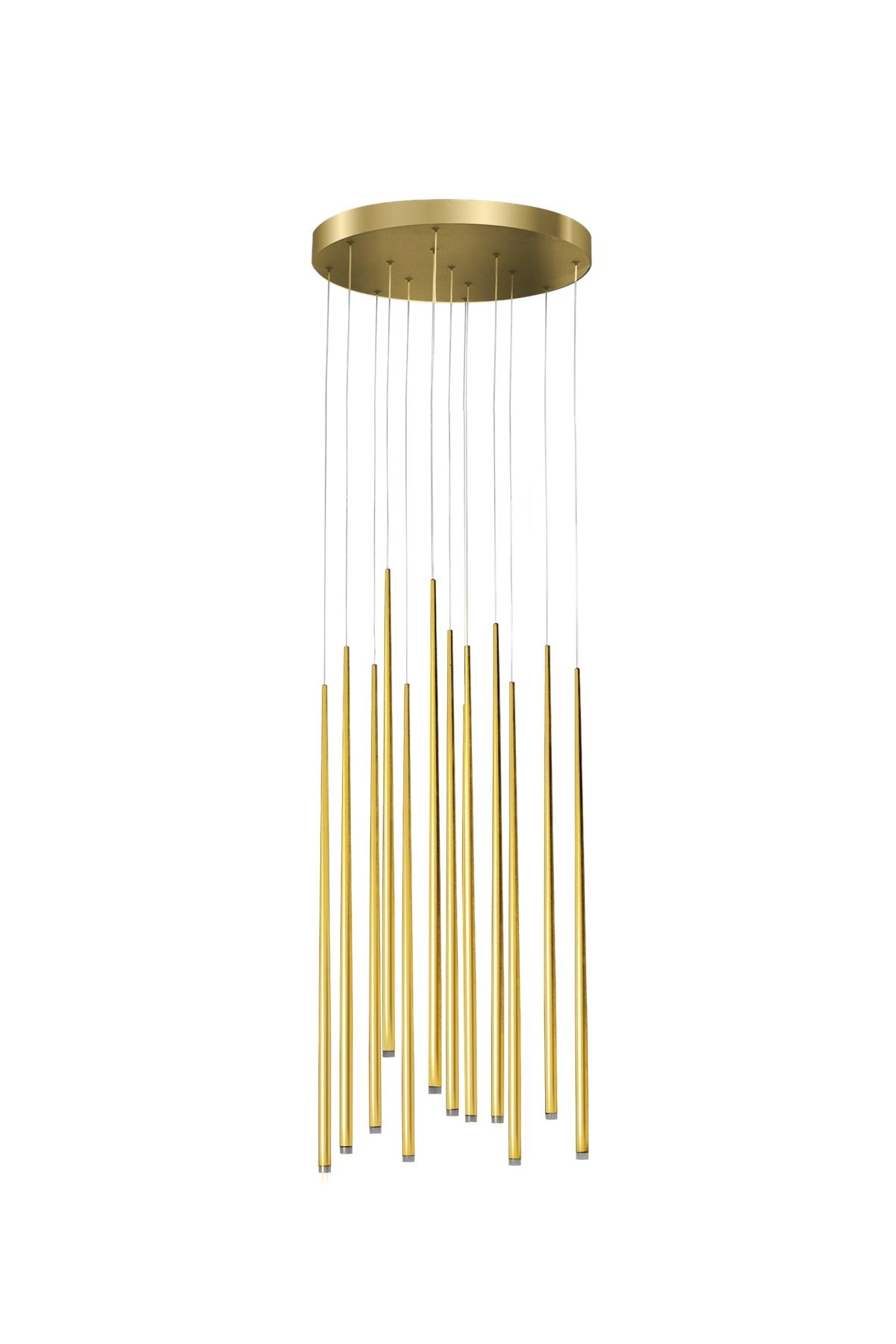   
                        Люстра AZZARDO (Польща) 40833    
                         у стилі лофт.  
                        Тип джерела світла: вбудовані світлодіоди led.                         Форма: коло.                         Кольори плафонів і підвісок: золото.                         Матеріал: метал, акрил.                          фото 1