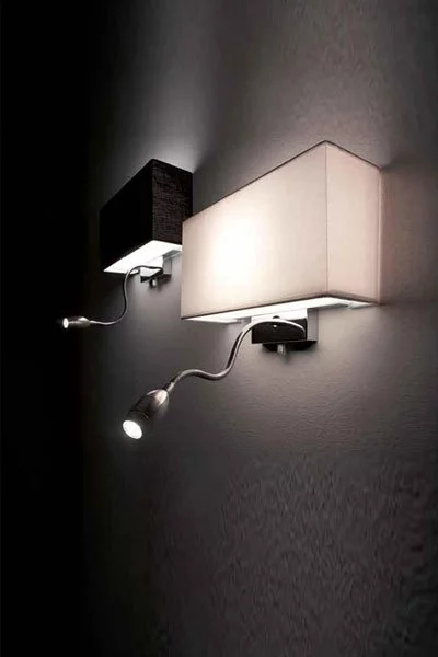   
                        
                        Бра IDEAL LUX (Італія) 41763    
                         у стилі Модерн.  
                        Тип джерела світла: світлодіодна лампа, змінна, вбудований led-модуль, незмінний.                                                 Кольори плафонів і підвісок: Білий.                         Матеріал: Тканина, Скло.                          фото 2