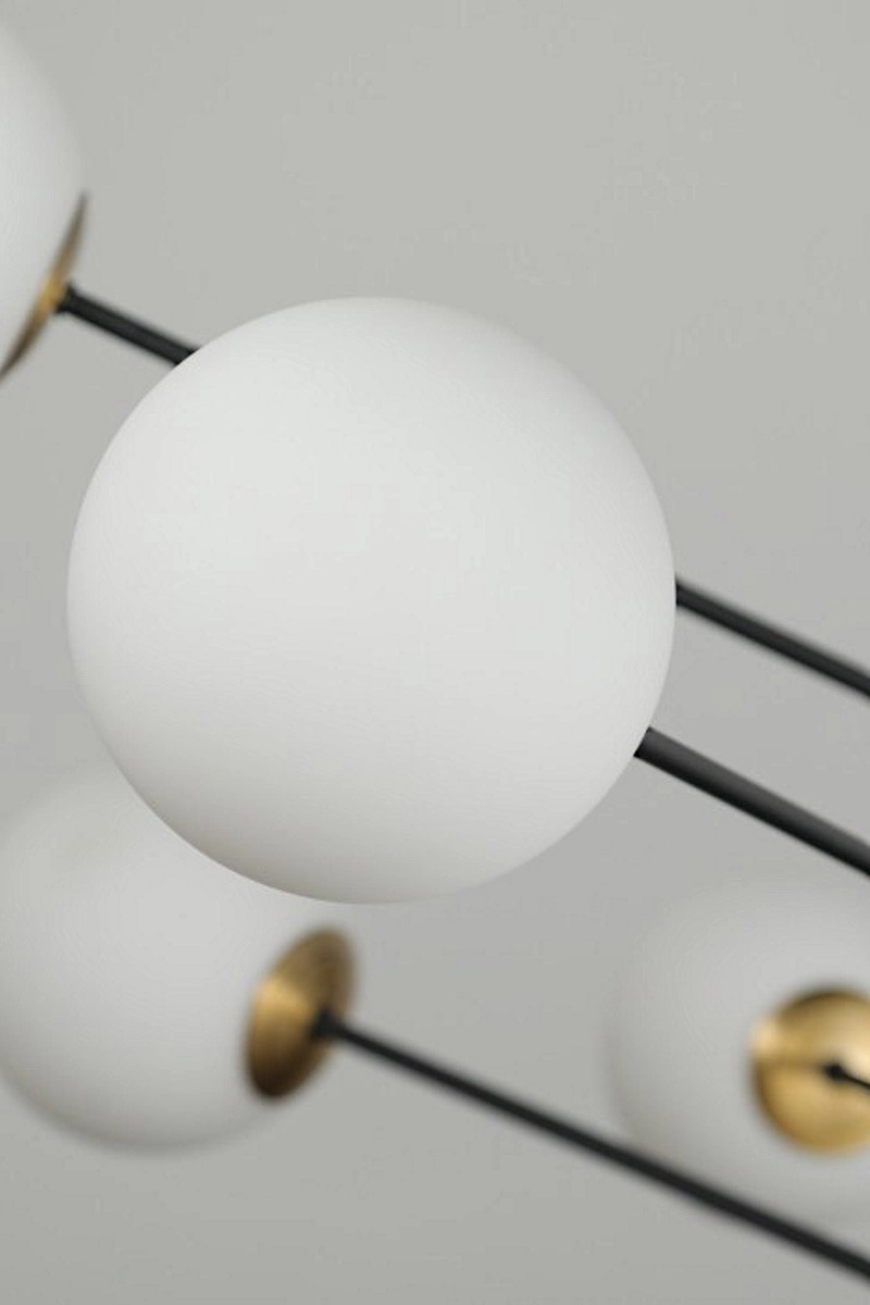   
                        
                        Люстра AZZARDO (Польща) 42075    
                         у стилі Модерн.  
                        Тип джерела світла: світлодіодна лампа, змінна.                         Форма: Коло.                         Кольори плафонів і підвісок: Білий.                         Матеріал: Скло.                          фото 7