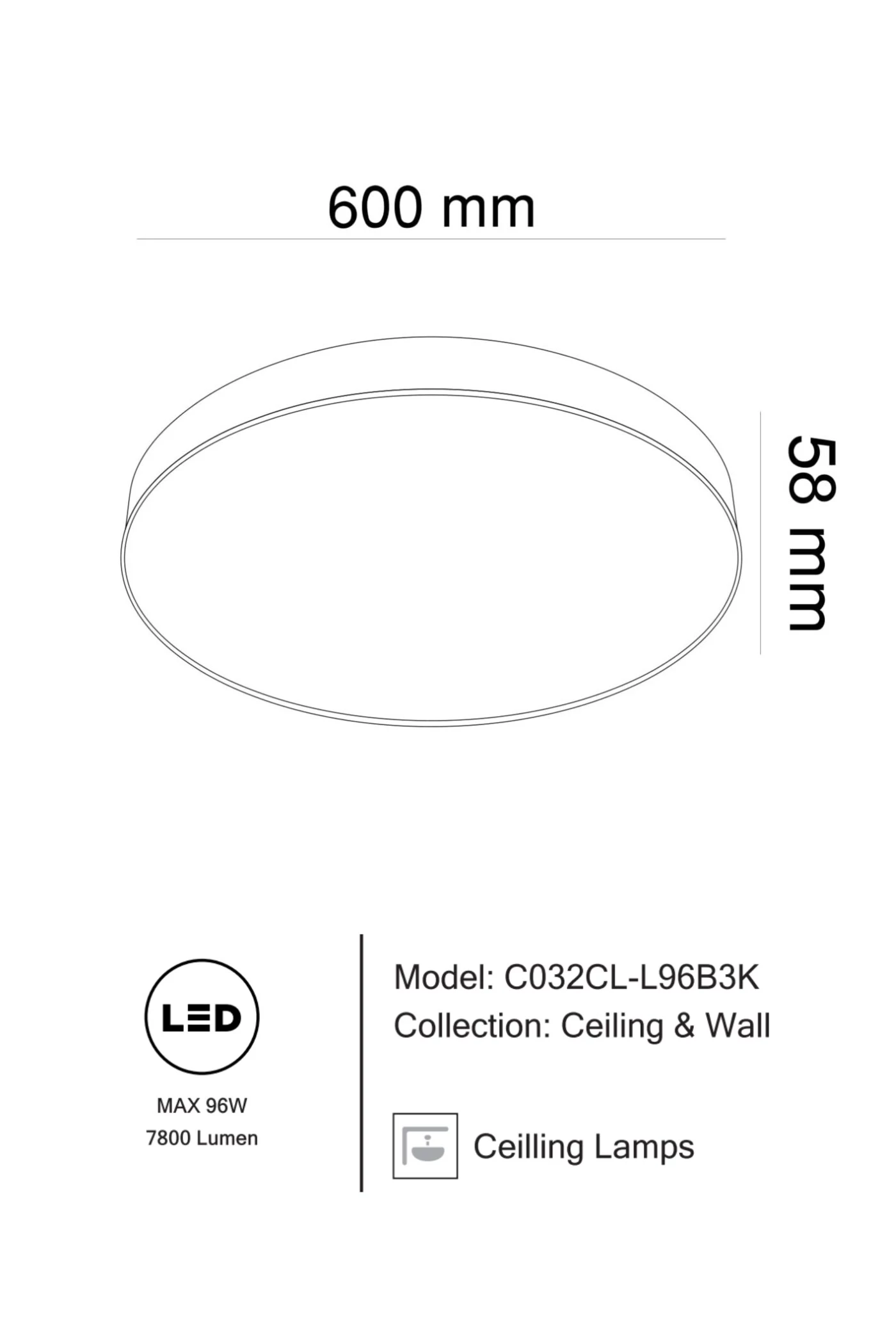   
                        Світильник стельовий MAYTONI (Німеччина) 43270    
                         у стилі модерн.  
                        Тип джерела світла: вбудовані світлодіоди led.                         Форма: коло.                         Кольори плафонів і підвісок: чорний, білий.                         Матеріал: пластик.                          фото 3
