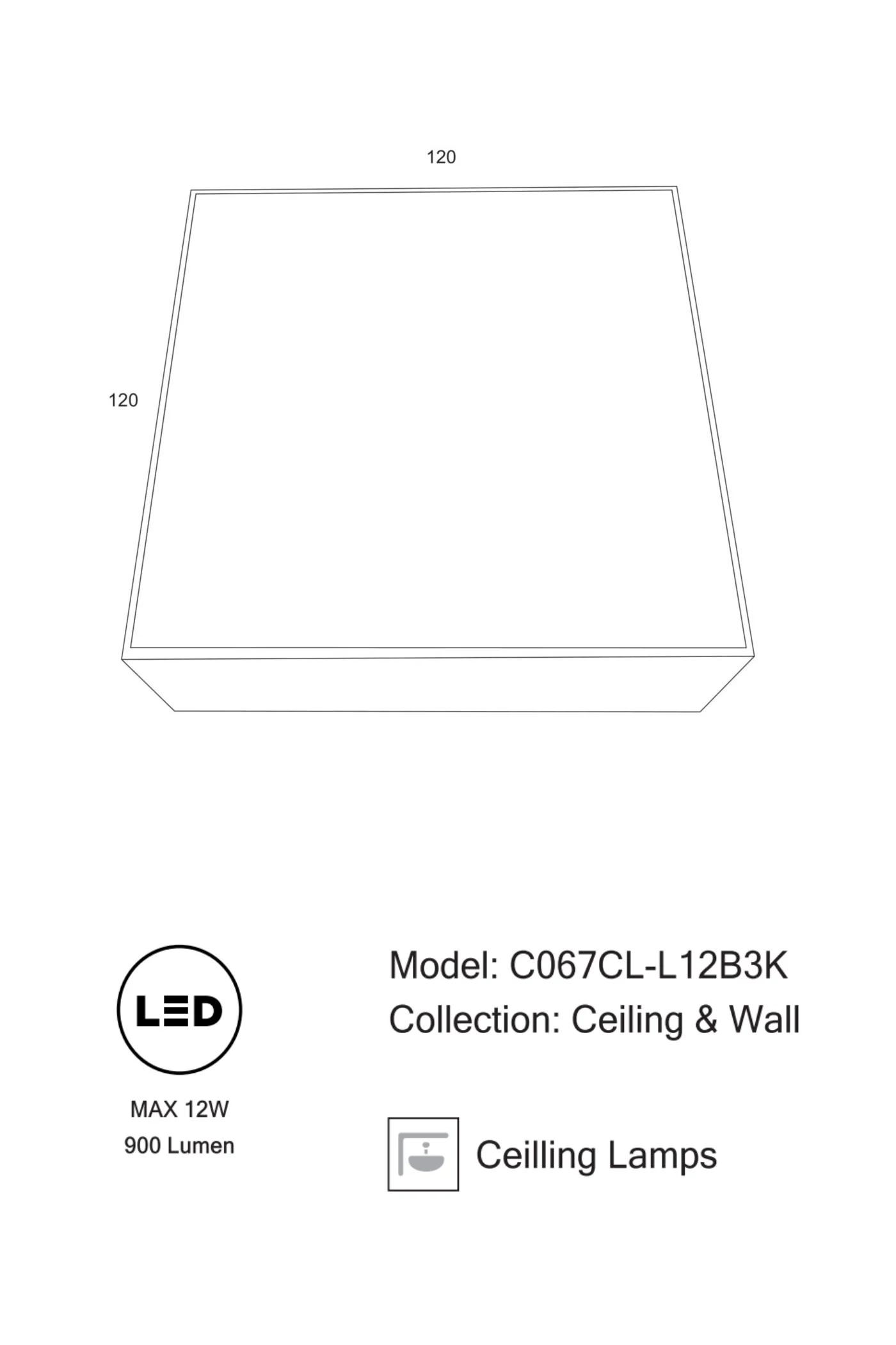   
                        Світильник стельовий MAYTONI (Німеччина) 43273    
                         у стилі модерн.  
                        Тип джерела світла: вбудовані світлодіоди led.                         Форма: квадрат.                         Кольори плафонів і підвісок: чорний, білий.                         Матеріал: пластик.                          фото 3