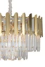   
                        
                        Хрустальная люстра WUNDERLICHT (Германия) 43359    
                         в стиле Классика.  
                        Тип источника света: светодиодная лампа, сменная.                         Форма: Круг, Цилиндр.                         Цвета плафонов и подвесок: Золото, Прозрачный.                         Материал: Хрусталь.                          фото 2