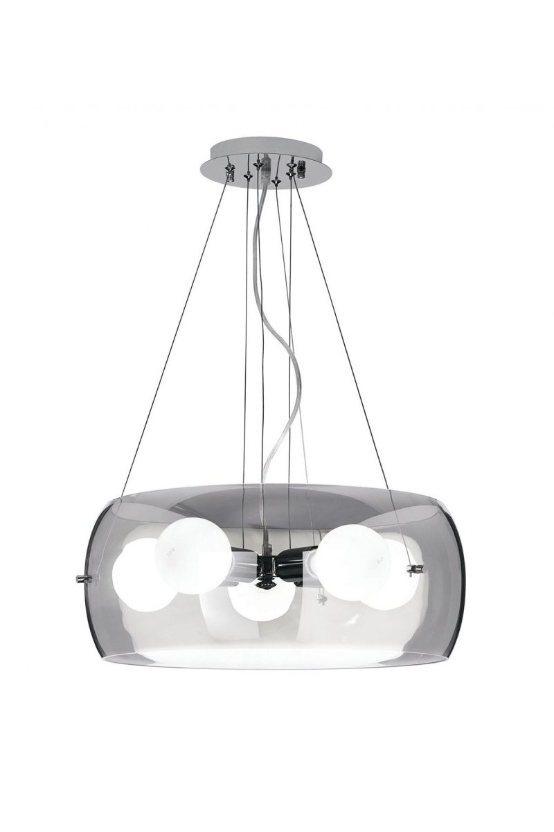   
                        Люстра IDEAL LUX (Італія) 43443    
                         у стилі модерн.  
                        Тип джерела світла: cвітлодіодні led, енергозберігаючі, розжарювання.                         Форма: коло.                         Кольори плафонів і підвісок: прозорий.                         Матеріал: скло.                          фото 1