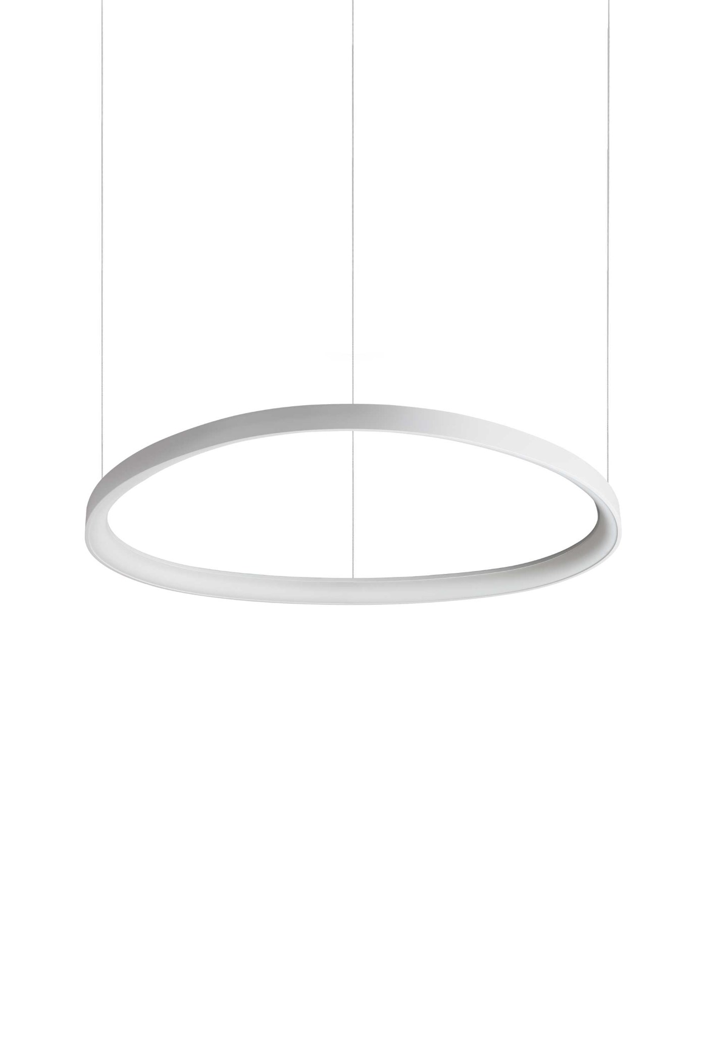   
                        Люстра IDEAL LUX (Італія) 43636    
                         у стилі хай-тек.  
                        Тип джерела світла: вбудовані світлодіоди led.                         Форма: коло.                         Кольори плафонів і підвісок: білий.                         Матеріал: пластик.                          фото 1