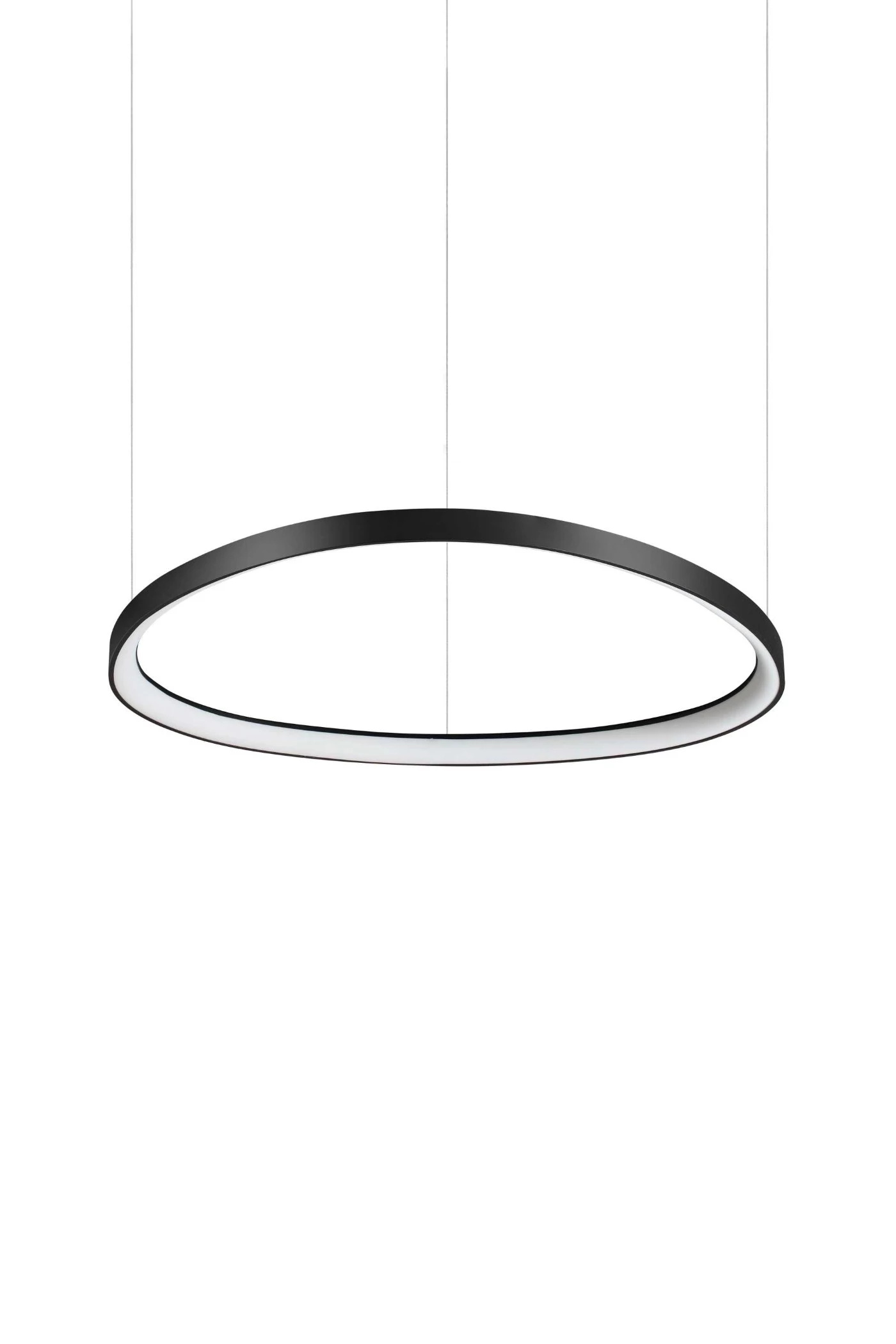   
                        Люстра IDEAL LUX (Італія) 43640    
                         у стилі хай-тек.  
                        Тип джерела світла: вбудовані світлодіоди led.                         Форма: коло.                         Кольори плафонів і підвісок: чорний.                         Матеріал: пластик.                          фото 1