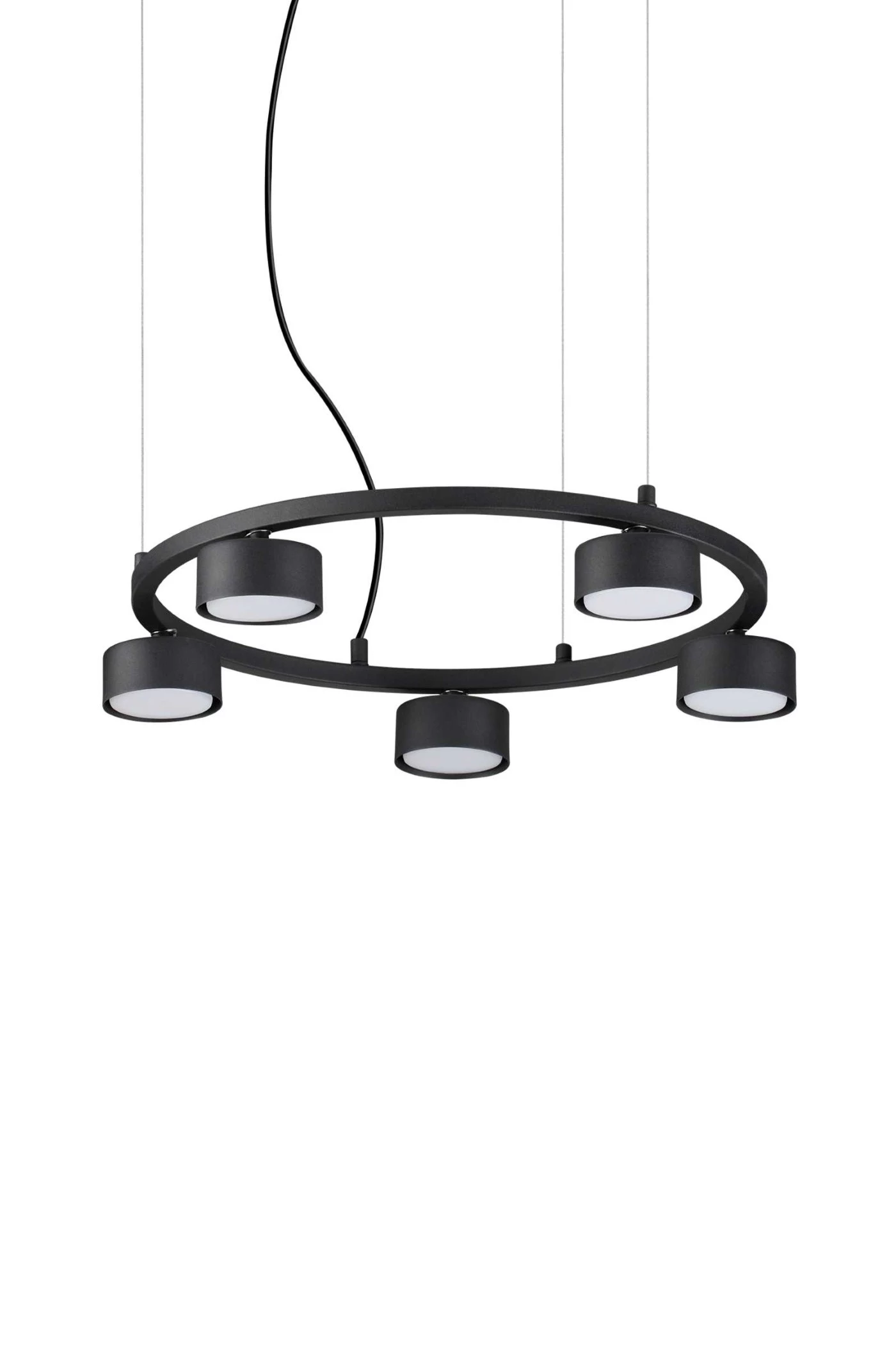   
                        
                        Люстра IDEAL LUX (Італія) 43723    
                         У стилі Хай-тек.  
                        Тип джерела світла: світлодіодна лампа, змінна.                         Форма: Коло.                         Кольори плафонів і підвісок: Чорний.                         Матеріал: Метал.                          фото 1