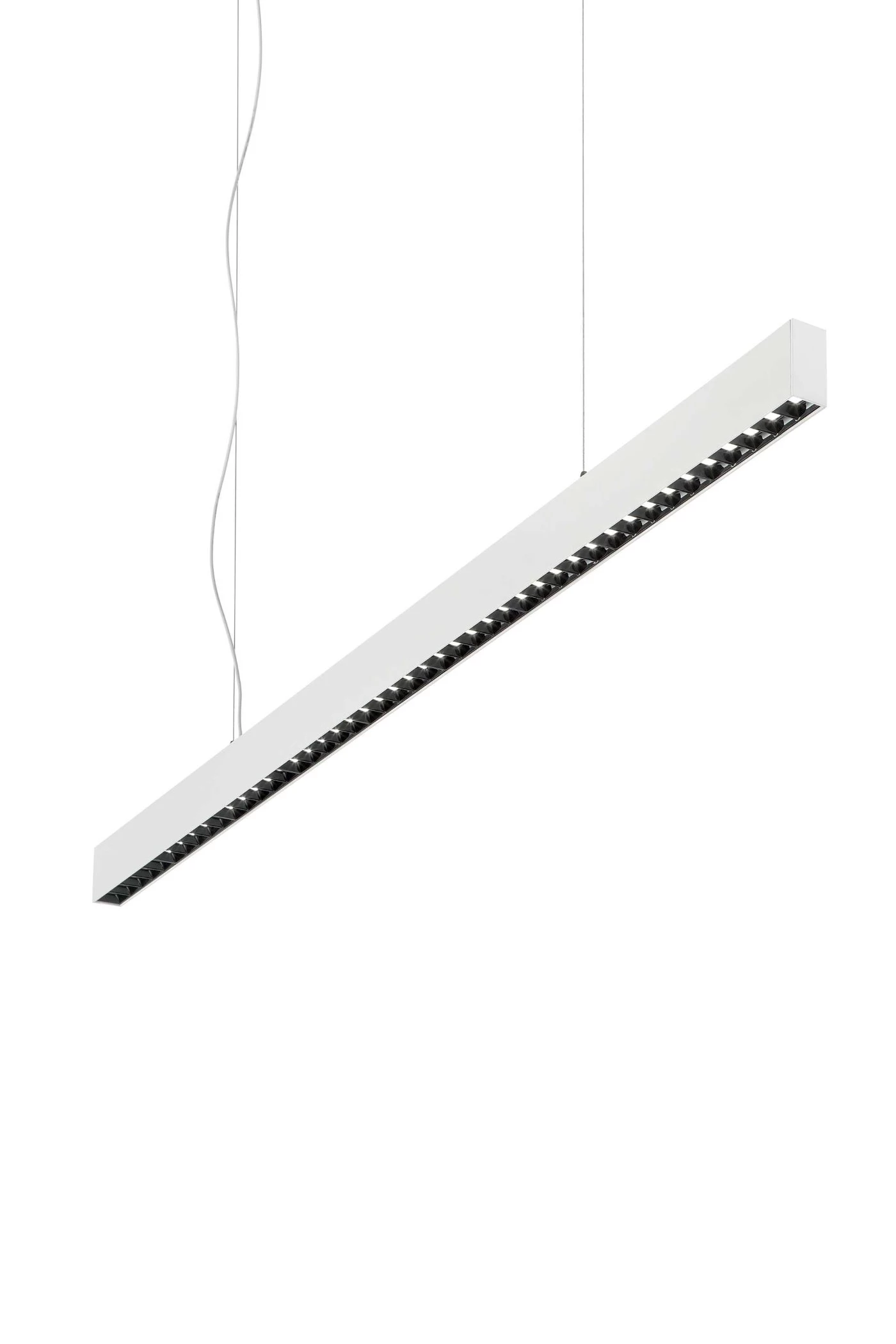   
                        Люстра IDEAL LUX  (Италия) 43807    
                         в стиле Хай-тек.  
                        Тип источника света: встроенный led-модуль, несъемный.                         Форма: Прямоугольник.                         Цвета плафонов и подвесок: Белый.                         Материал: Металл.                          фото 1