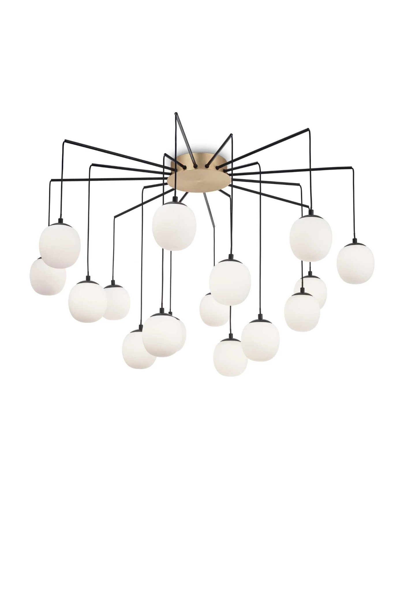   
                        
                        Люстра IDEAL LUX (Італія) 43822    
                         у стилі Модерн.  
                        Тип джерела світла: світлодіодна лампа, змінна.                         Форма: Коло.                         Кольори плафонів і підвісок: Білий.                         Матеріал: Скло.                          фото 1