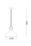   
                        
                        Люстра IDEAL LUX (Італія) 43876    
                         у стилі Лофт.  
                        Тип джерела світла: світлодіодна лампа, змінна.                         Форма: Коло.                         Кольори плафонів і підвісок: Білий.                         Матеріал: Метал.                          фото 2