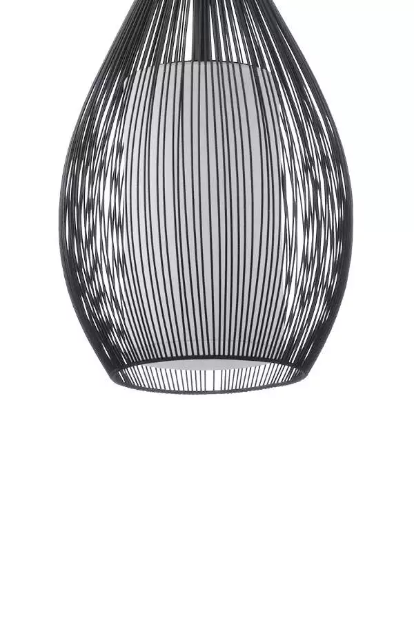  
                        Люстра EGLO (Австрія) 44333    
                         у стилі модерн.  
                        Тип джерела світла: cвітлодіодні led, енергозберігаючі, розжарювання.                         Форма: коло.                         Кольори плафонів і підвісок: чорний, білий.                         Матеріал: скло, сталь.                          фото 3