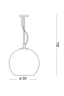   
                        Люстра IDEAL LUX (Італія) 44525    
                         у стилі Хай-тек.  
                        Тип джерела світла: світлодіодна лампа, змінна.                         Форма: Куля.                         Кольори плафонів і підвісок: Сірий.                         Матеріал: Скло.                          фото 3