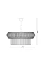   
                        
                        Люстра IDEAL LUX (Італія) 45271    
                         у стилі Арт-деко.  
                        Тип джерела світла: світлодіодна лампа, змінна.                         Форма: Коло.                         Кольори плафонів і підвісок: Прозорий.                         Матеріал: Кришталь.                          фото 2