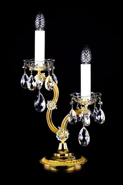   
                        Настольная лампа ARTGLASS  (Чехия) 45302    
                         в стиле классика.  
                        Тип источника света: светодиодные led, энергосберегающие, накаливания.                                                 Цвета плафонов и подвесок: прозрачный.                         Материал: хрусталь.                          фото 1