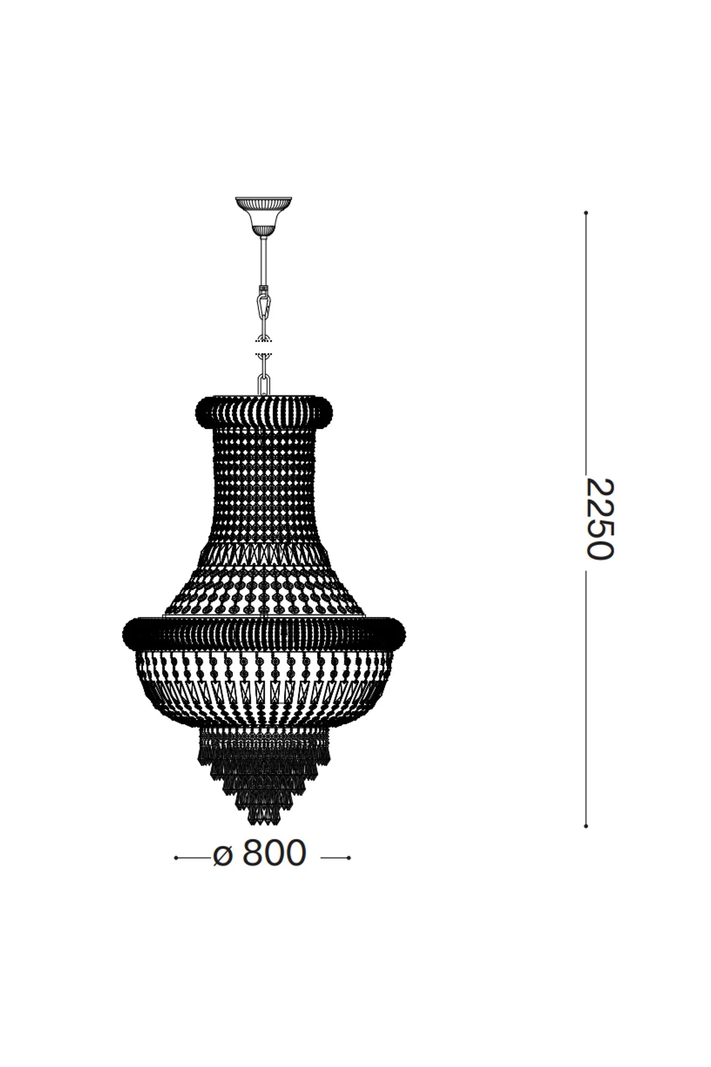   
                        
                        Люстра IDEAL LUX (Італія) 45336    
                         у стилі Класика.  
                        Тип джерела світла: світлодіодна лампа, змінна.                         Форма: Коло.                         Кольори плафонів і підвісок: Прозорий.                         Матеріал: Кришталь.                          фото 2
