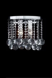   
                        Бра IDEAL LUX (Італія) 45915    
                         у стилі Модерн.  
                        Тип джерела світла: світлодіодна лампа, змінна.                                                 Кольори плафонів і підвісок: Прозорий.                         Матеріал: Кришталь.                          фото 1