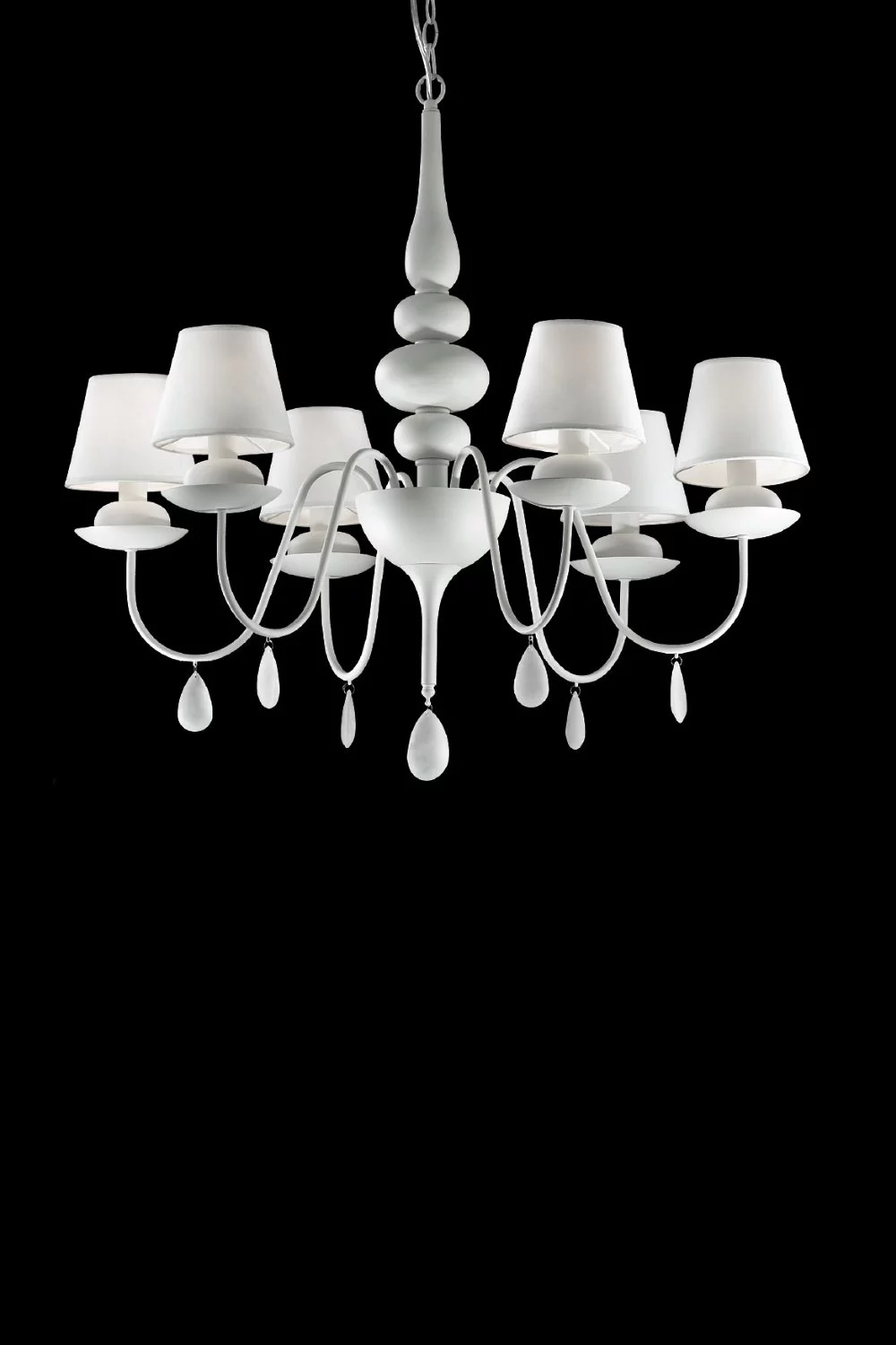   
                        
                        Люстра IDEAL LUX (Італія) 45970    
                         У стилі Модерн.  
                        Тип джерела світла: світлодіодна лампа, змінна.                         Форма: Коло.                         Кольори плафонів і підвісок: Білий.                         Матеріал: Тканина, Пластик.                          фото 1