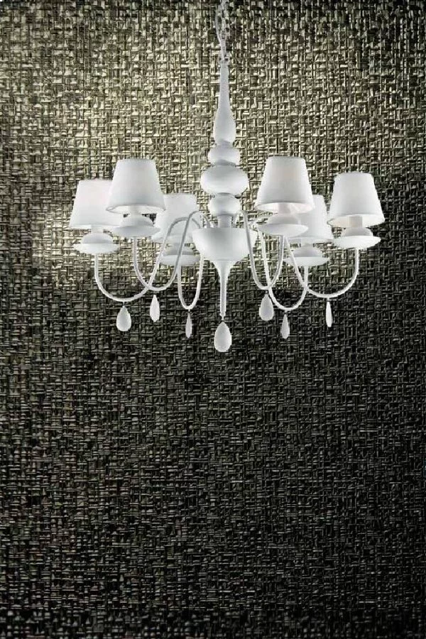   
                        
                        Люстра IDEAL LUX (Італія) 45970    
                         У стилі Модерн.  
                        Тип джерела світла: світлодіодна лампа, змінна.                         Форма: Коло.                         Кольори плафонів і підвісок: Білий.                         Матеріал: Тканина, Пластик.                          фото 2