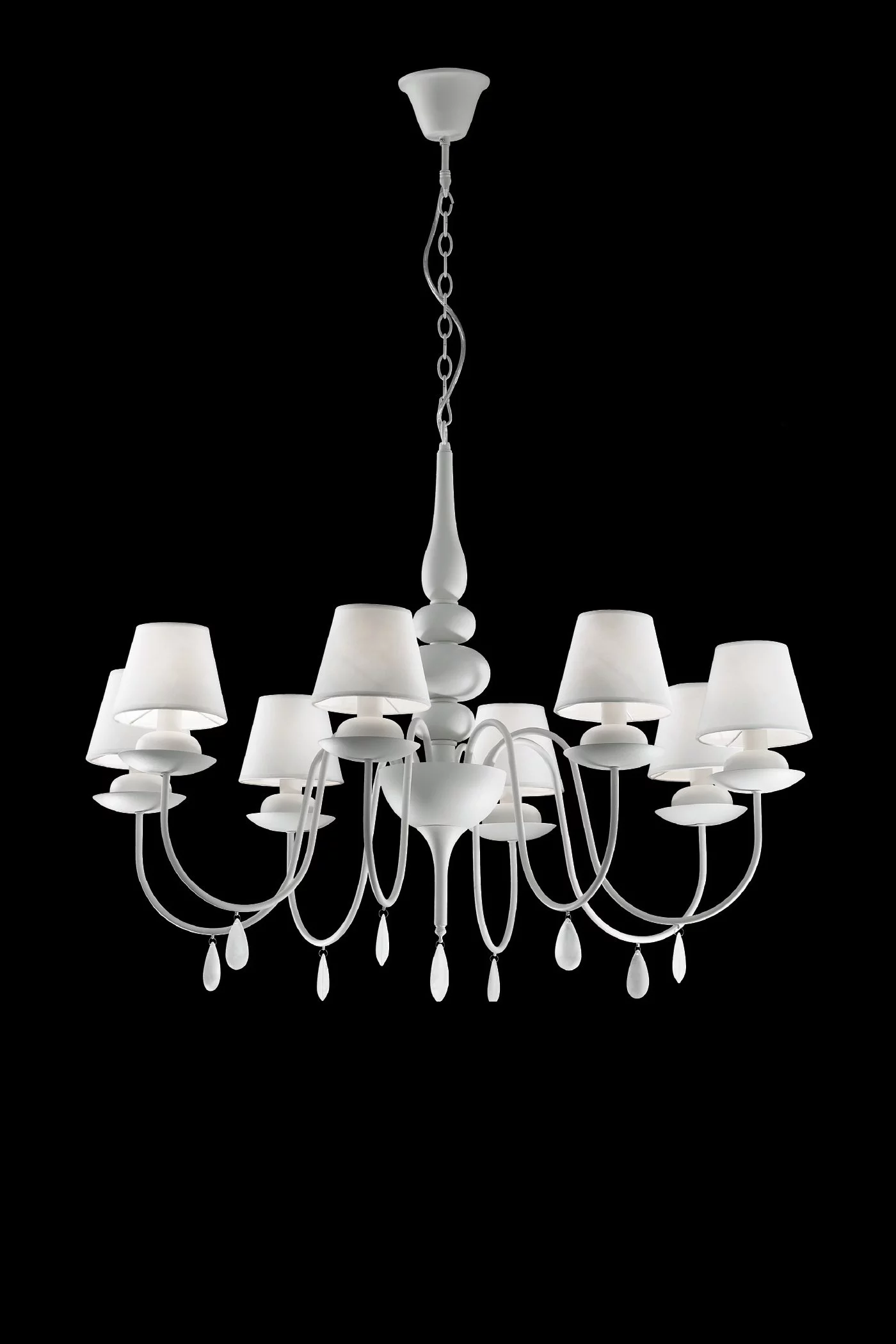  
                        
                        Люстра IDEAL LUX (Италия) 45972    
                         В стиле Модерн.  
                        Тип источника света: светодиодная лампа, сменная.                         Форма: Круг.                         Цвета плафонов и подвесок: Белый.                         Материал: Ткань, Пластик.                          фото 1