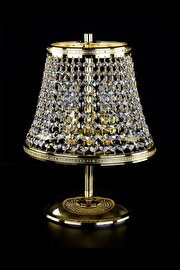   
                        Настільна лампа ARTGLASS (Чехія) 46080    
                         у стилі класика.  
                        Тип джерела світла: cвітлодіодні led, енергозберігаючі, розжарювання.                                                 Кольори плафонів і підвісок: прозорий.                         Матеріал: кришталь.                          фото 1