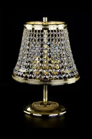  
                        
                        Настольная лампа ARTGLASS (Чехия) 46080    
                         в стиле Классика.  
                        Тип источника света: светодиодная лампа, сменная.                                                 Цвета плафонов и подвесок: Прозрачный.                         Материал: Хрусталь.                          фото 1
