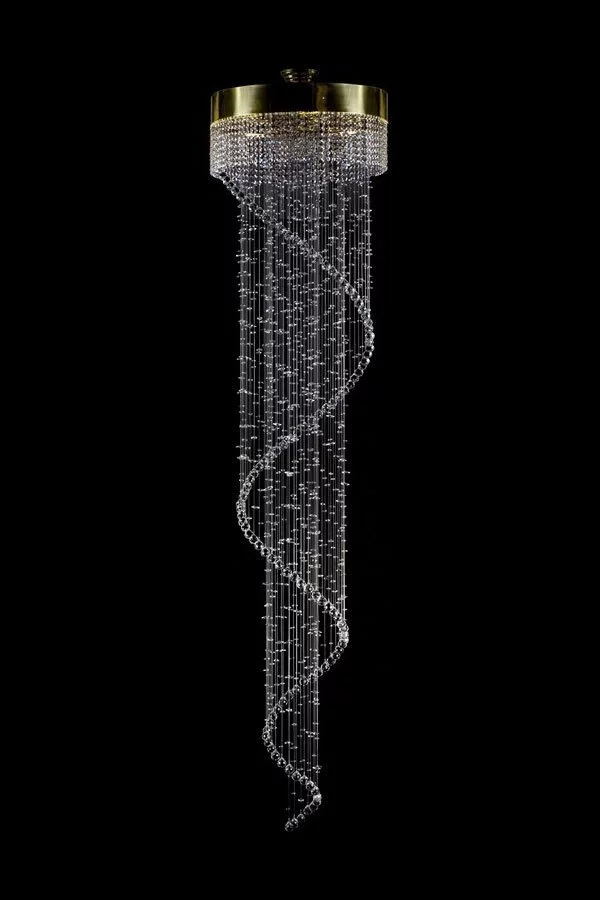   
                        Кришталева люстра ARTGLASS (Чехія) 46100    
                         у стилі Арт-деко.  
                        Тип джерела світла: світлодіодна лампа, змінна.                         Форма: Коло.                         Кольори плафонів і підвісок: Прозорий.                         Матеріал: Кришталь.                          фото 1