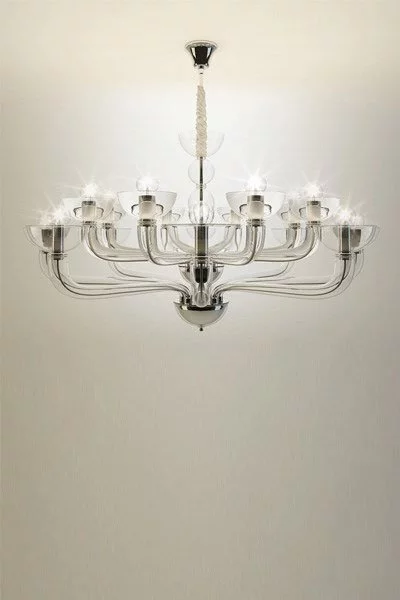   
                        
                        Люстра IDEAL LUX (Італія) 46163    
                         у стилі Модерн.  
                        Тип джерела світла: світлодіодна лампа, змінна.                         Форма: Коло.                                                                          фото 2