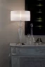   
                        
                        Настольная лампа IDEAL LUX (Италия) 46194    
                         в стиле Арт-деко.  
                        Тип источника света: светодиодная лампа, сменная.                                                 Цвета плафонов и подвесок: Белый.                         Материал: Ткань.                          фото 2