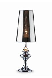   
                        Настільна лампа IDEAL LUX (Італія) 46196    
                         у стилі скандинавський.  
                        Тип джерела світла: cвітлодіодні led, енергозберігаючі, розжарювання.                                                 Кольори плафонів і підвісок: сірий.                         Матеріал: пластик.                          фото 1