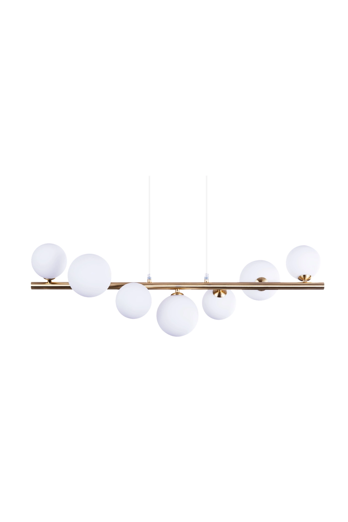 Люстра AZZARDO (Польша) 46264    
                         В стиле Модерн.  
                        Тип источника света: светодиодная лампа, сменная.                         Форма: Прямоугольник.                         Цвета плафонов и подвесок: Белый.                         Материал: Стекло.                          фото 2