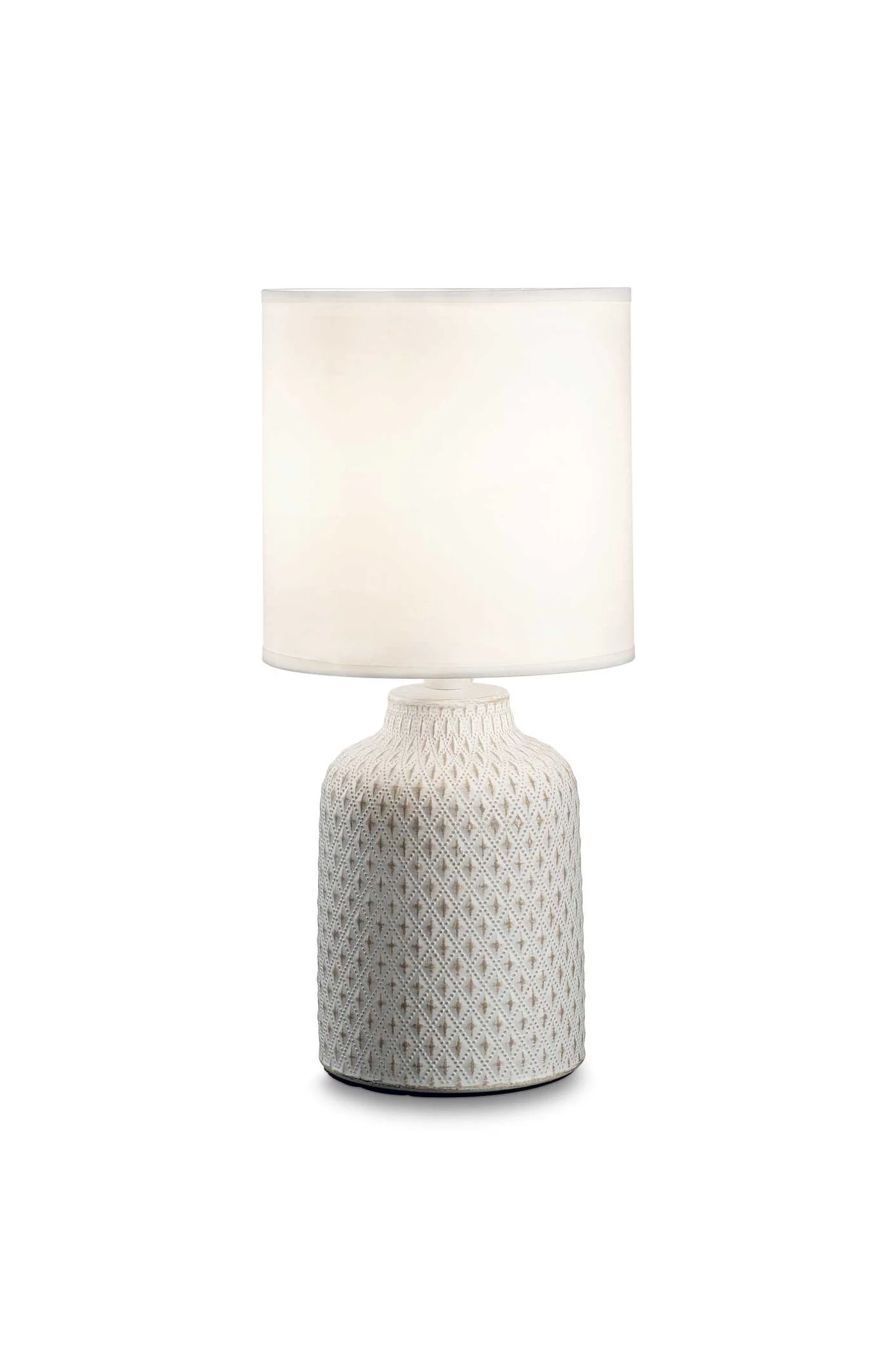   
                        
                        Настільна лампа IDEAL LUX (Італія) 47260    
                         у стилі Східний.  
                        Тип джерела світла: світлодіодна лампа, змінна.                                                 Кольори плафонів і підвісок: Білий.                         Матеріал: Тканина.                          фото 1