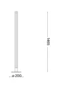   
                        
                        Торшер IDEAL LUX (Італія) 47432    
                         у стилі Хай-тек.  
                        Тип джерела світла: вбудований led-модуль, незмінний.                                                 Кольори плафонів і підвісок: Білий.                         Матеріал: Пластик.                          фото 3
