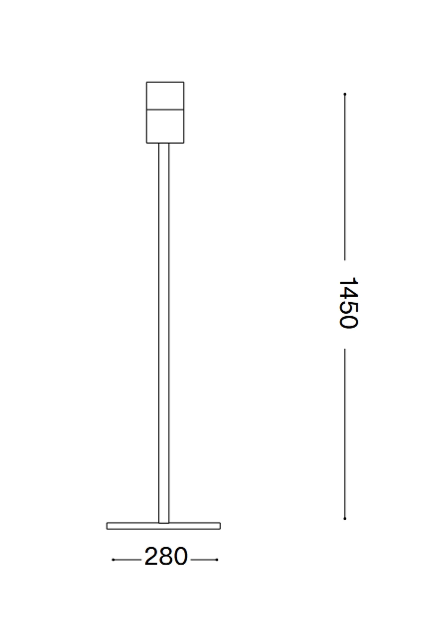   
                        Торшер IDEAL LUX (Італія) 47437    
                         у стилі хай-тек.  
                        Тип джерела світла: cвітлодіодні led, енергозберігаючі, розжарювання.                                                                                                  фото 2