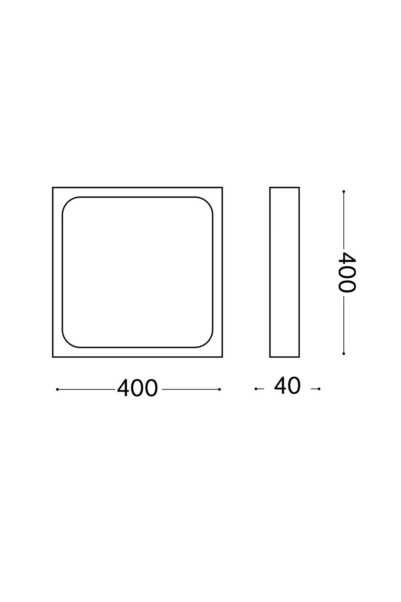   
                        Светильник потолочный IDEAL LUX  (Италия) 47509    
                         в стиле Модерн.  
                        Тип источника света: встроенный led-модуль, несъемный.                         Форма: Квадрат.                         Цвета плафонов и подвесок: Белый.                         Материал: Пластик.                          фото 3