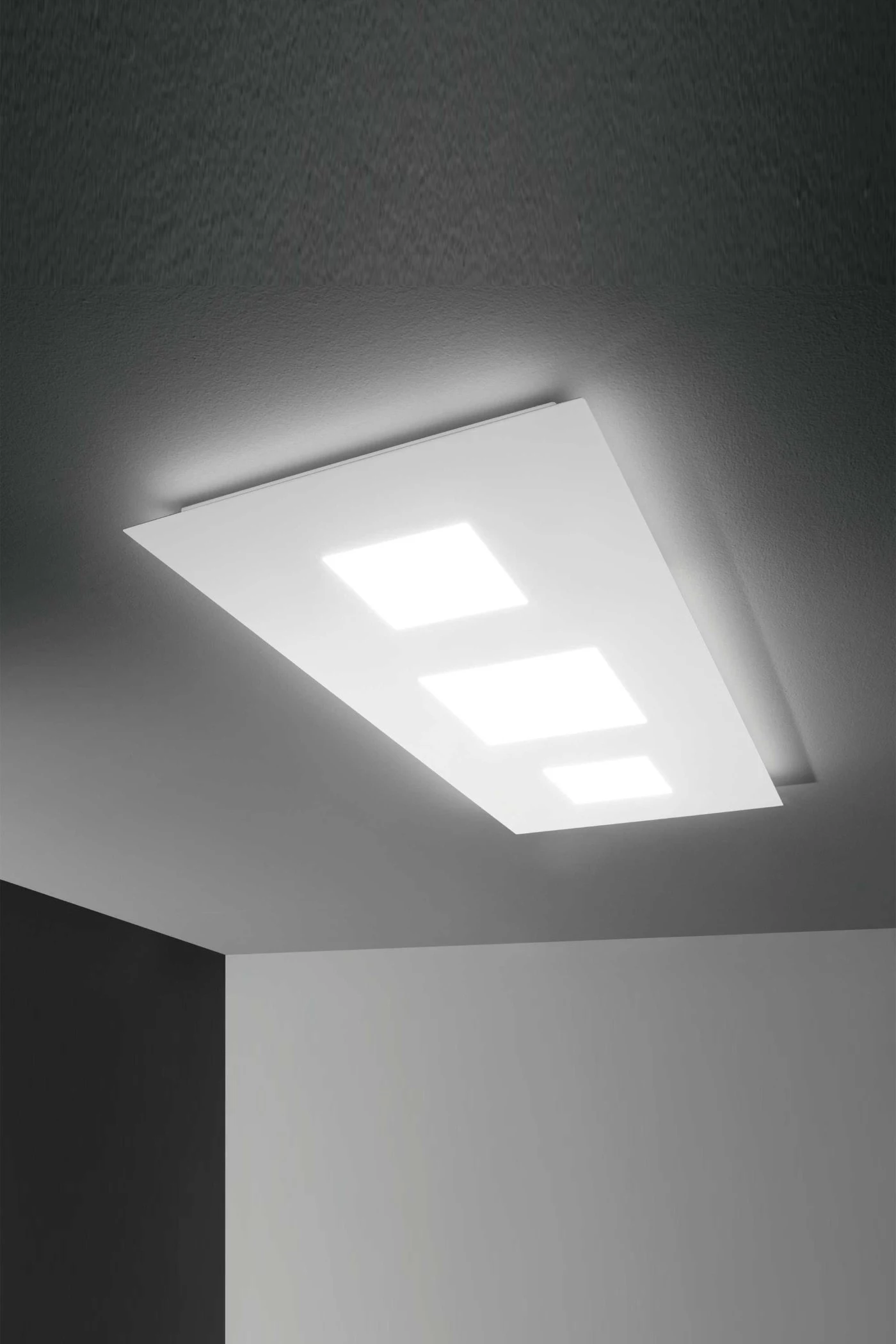   
                        
                        Світильник стельовий IDEAL LUX (Італія) 47510    
                         У стилі Модерн.  
                        Тип джерела світла: вбудований led-модуль, незмінний.                         Форма: Прямокутник.                         Кольори плафонів і підвісок: Білий.                         Матеріал: Пластик.                          фото 3