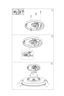   
                        Світильник стельовий IDEAL LUX (Італія) 47516    
                         у стилі модерн.  
                        Тип джерела світла: вбудовані світлодіоди led.                         Форма: коло.                         Кольори плафонів і підвісок: білий.                         Матеріал: пластик.                          фото 4