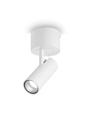   
                        Точковий світильник IDEAL LUX (Італія) 47538    
                         у стилі хай-тек.  
                        Тип джерела світла: вбудовані світлодіоди led.                         Форма: коло.                         Кольори плафонів і підвісок: білий.                         Матеріал: метал.                          фото 1