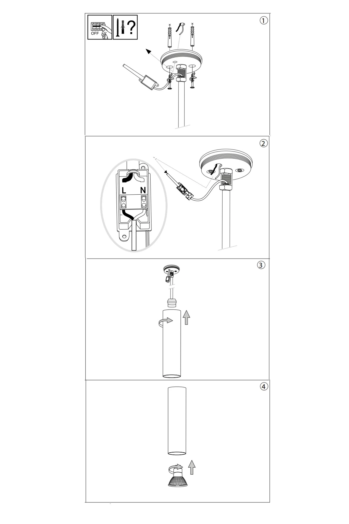   
                        Точечный светильник IDEAL LUX  (Италия) 47541    
                         в стиле Хай-тек.  
                        Тип источника света: светодиодная лампа, сменная.                         Форма: Круг.                         Цвета плафонов и подвесок: Белый.                         Материал: Алюминий.                          фото 4