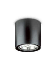  
                        Точковий світильник IDEAL LUX (Італія) 47707    
                         у стилі Хай-тек.  
                        Тип джерела світла: cвітлодіодні led, галогенні.                         Форма: Коло.                         Кольори плафонів і підвісок: Чорний.                         Матеріал: Метал.                          фото 1
