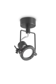   
                        
                        Точковий світильник IDEAL LUX (Італія) 47739    
                         у стилі Хай-тек.  
                        Тип джерела світла: світлодіодна лампа, змінна.                         Форма: Коло.                         Кольори плафонів і підвісок: Чорний.                         Матеріал: Метал.                          фото 1