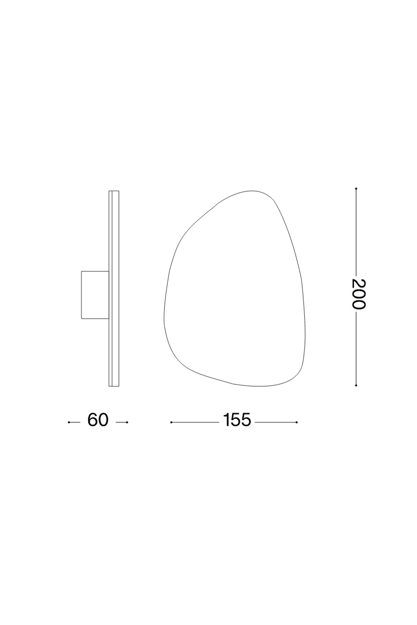   
                        Світильник настінний IDEAL LUX (Італія) 47802    
                         у стилі модерн.  
                        Тип джерела світла: вбудовані світлодіоди led.                         Форма: асиметрична.                         Кольори плафонів і підвісок: білий.                         Матеріал: акрил.                          фото 2