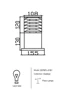   
                        Світильник вуличний MAYTONI (Німеччина) 48111    
                         у стилі лофт.  
                        Тип джерела світла: cвітлодіодні led, енергозберігаючі, розжарювання.                                                 Кольори плафонів і підвісок: прозорий.                         Матеріал: акрил.                          фото 7