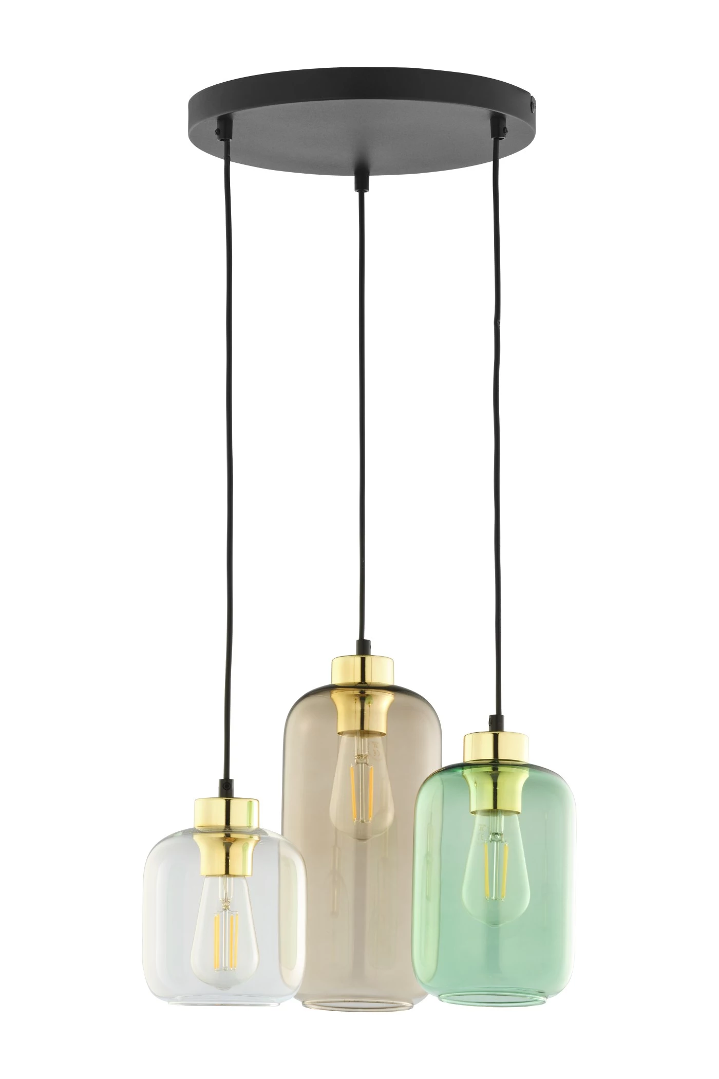   
                        
                        Люстра TK LIGHTING (Польща) 48222    
                         У стилі Модерн.  
                        Тип джерела світла: світлодіодна лампа, змінна.                         Форма: Коло.                         Кольори плафонів і підвісок: Коричневий, Зелений, Прозорий.                         Матеріал: Скло.                          фото 1