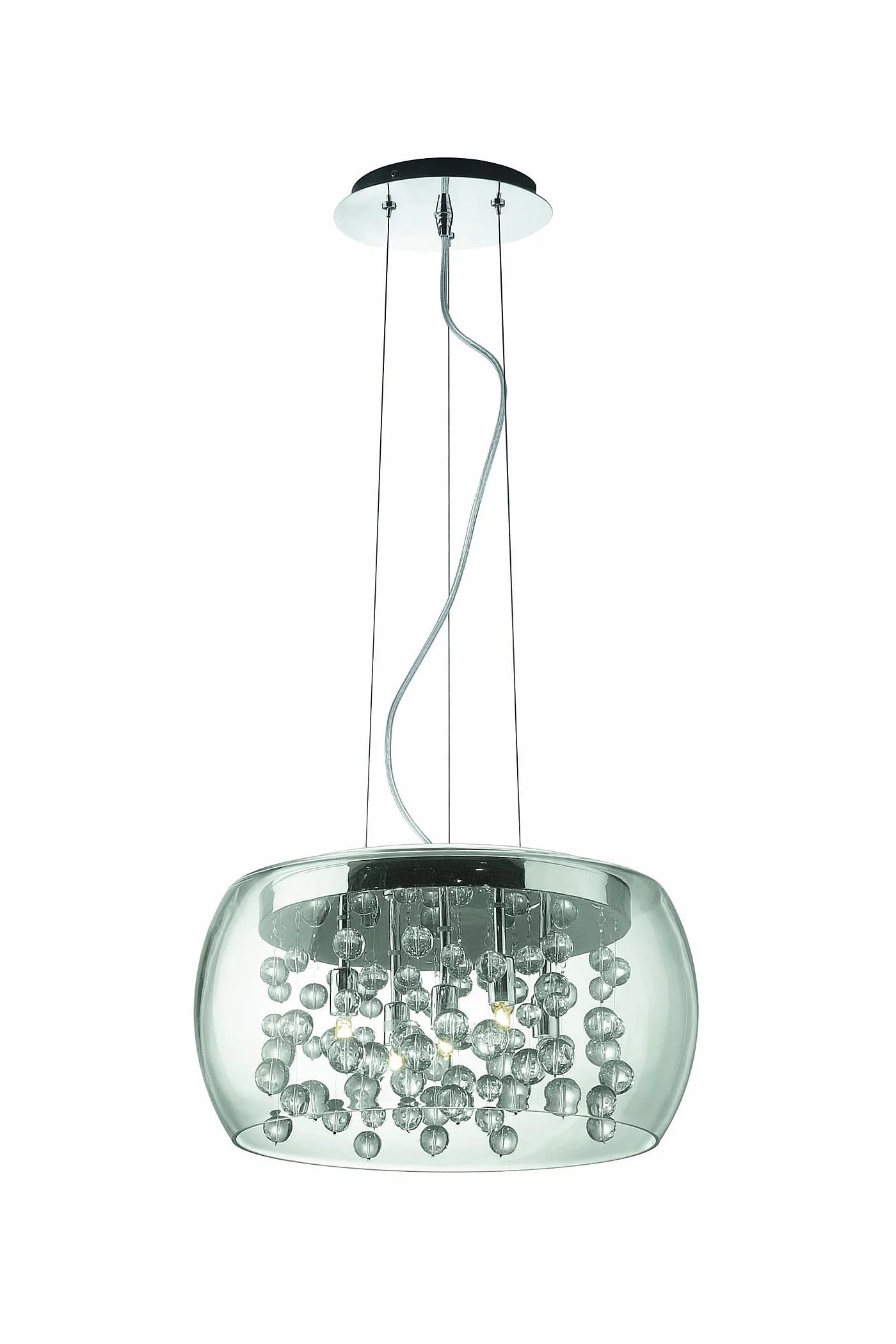   
                        
                        Люстра IDEAL LUX (Італія) 48284    
                         У стилі Модерн.  
                        Тип джерела світла: світлодіодна лампа, змінна.                         Форма: Коло.                         Кольори плафонів і підвісок: Прозорий.                         Матеріал: Скло.                          фото 1